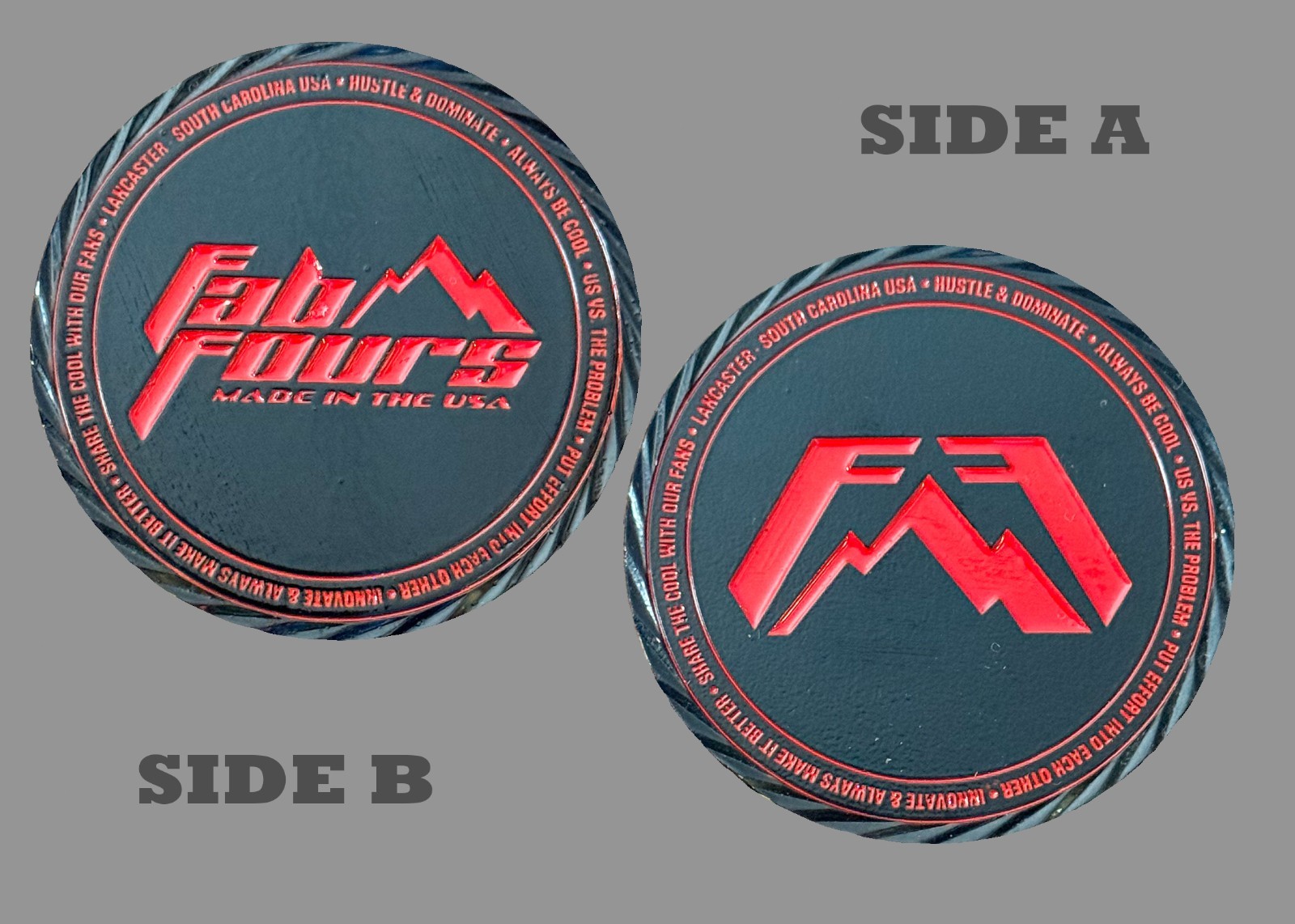 Fab Fours Lancaster South Carolina Challenge Coin  1#29