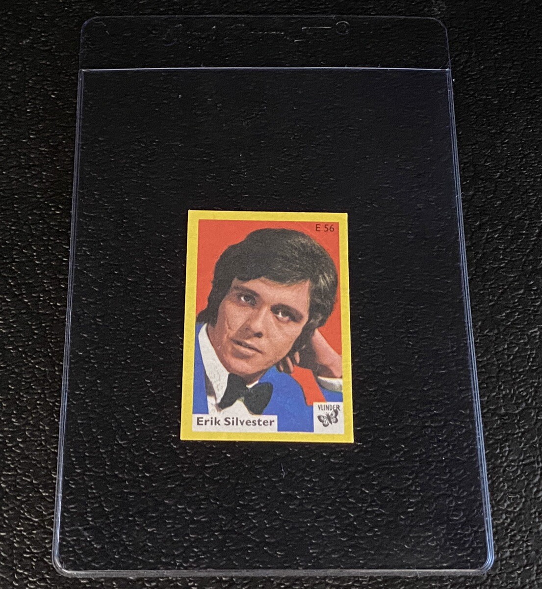Erik Silvester Card 1971 Vlinder E 56 Match Cover 1970s German Singer Star 70s