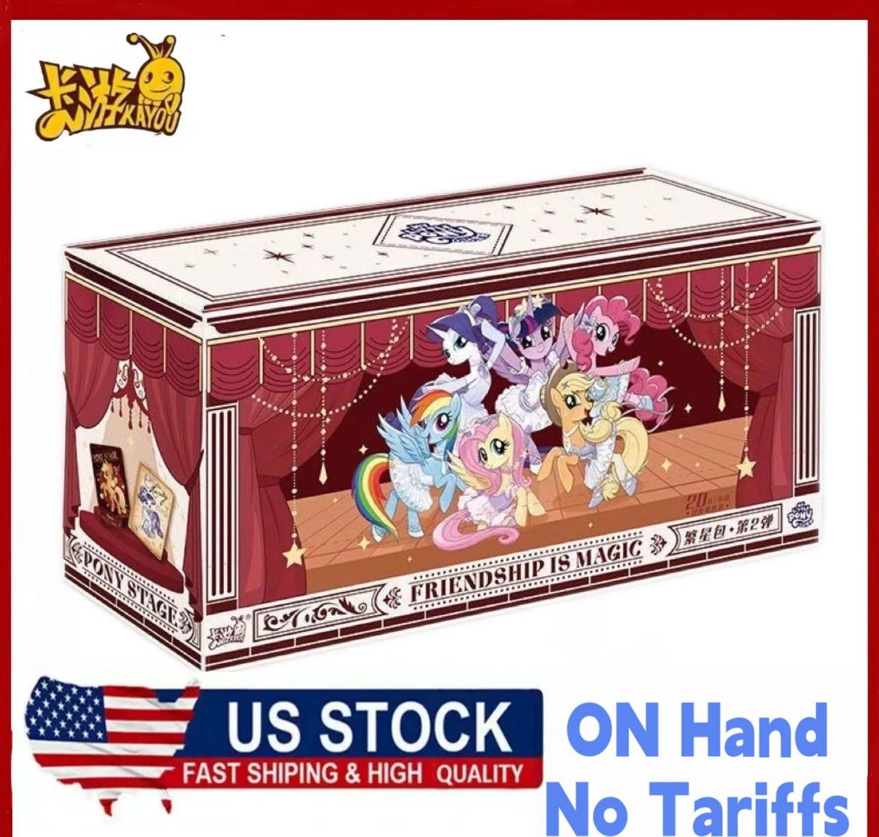 NEW Kayou My Little Pony Official Booster Starry Bag Trading Card 1 Box VOL 2