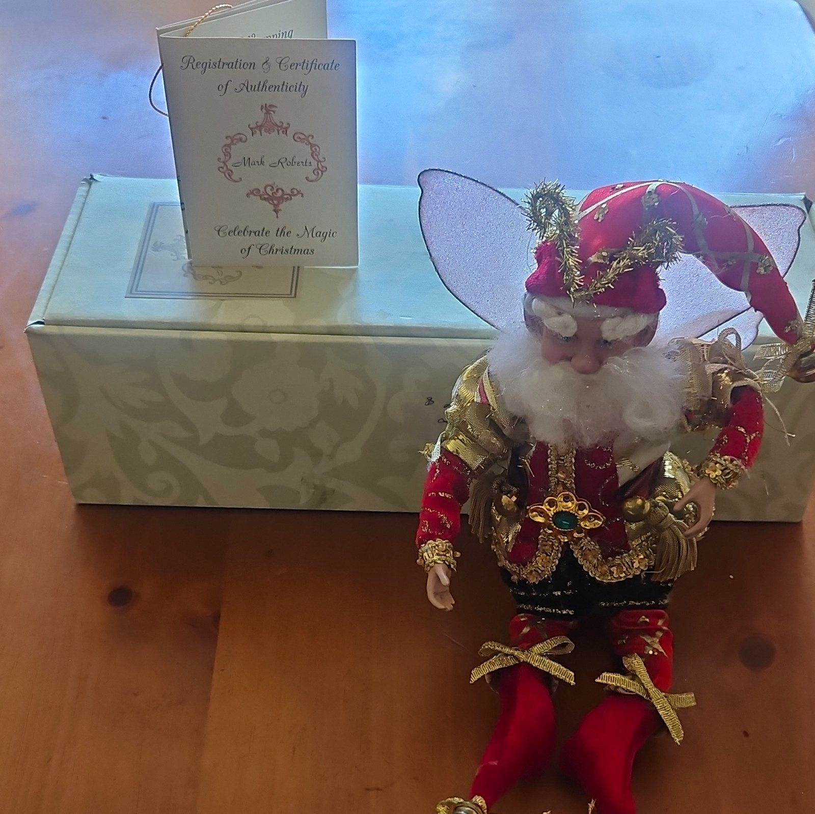 Mark Roberts Christmas Fairy Figure w/ COA & Registration, Box