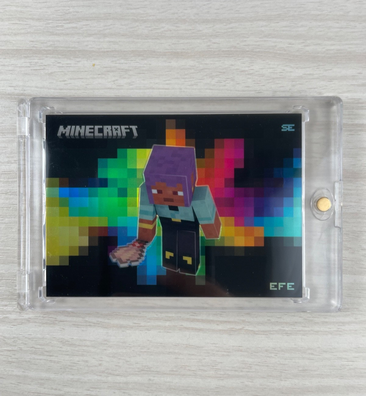 2025 Panini Minecraft Special Edition - EFE Obsidian Color Blast SSP