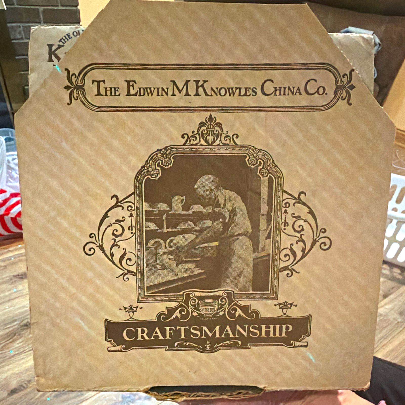 The Edwin M. Knowles China Co. Craftsmanship Porcelain Collector Plate, USA