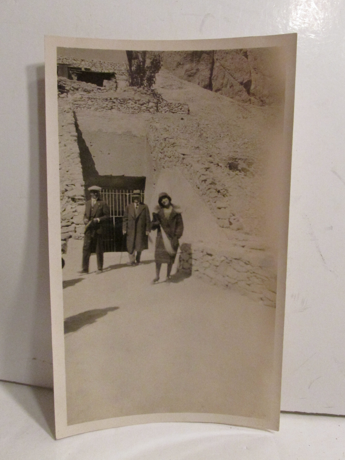VINTAGE FOUND PHOTOGRAPH B&W OLD PHOTO 1930S CAIRO EGYPT VALLEY OF KINGS THEBES