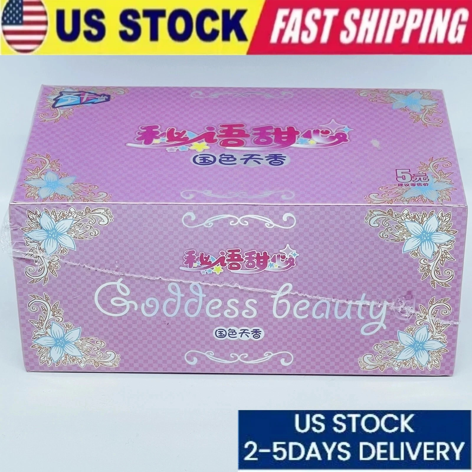 Goddess Story Doujin Anime CCG Goddess and Beauty 2 Waifu 20 Pack Booster Box