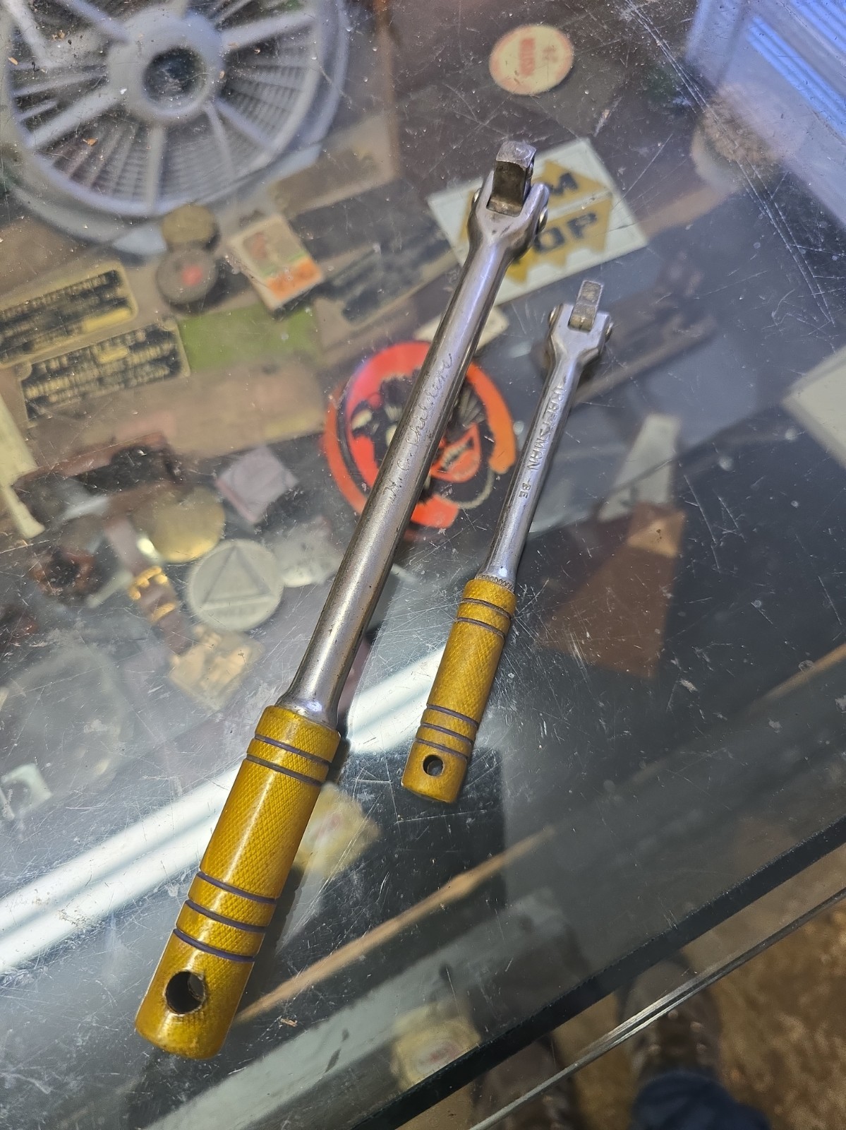 Vintage Craftsman BE Amber Handle 3/8\