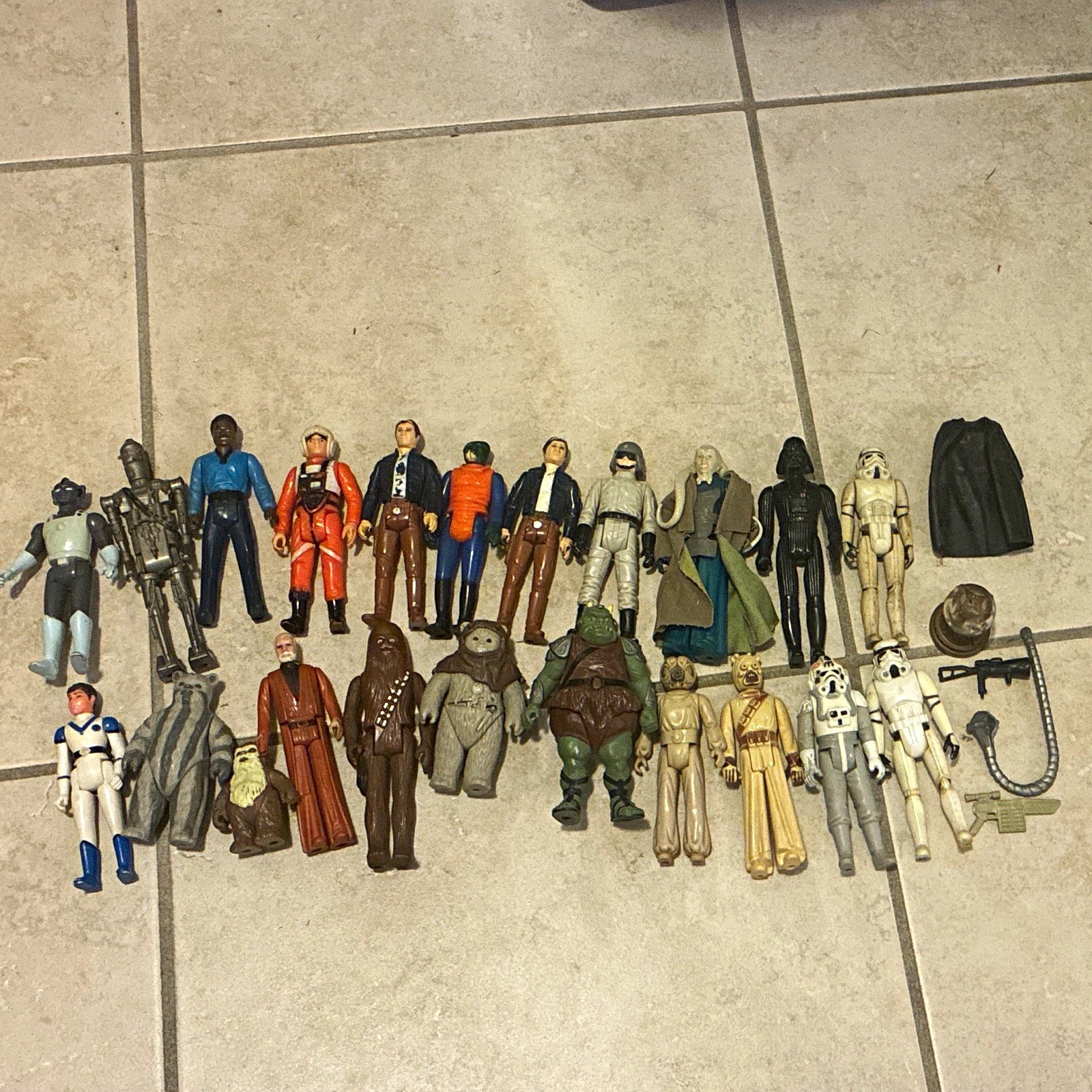 Kenner Star Wars Vintage Action Figures Mixed Lot with Accessories