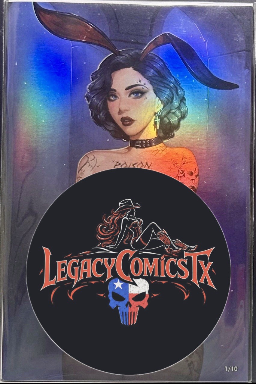 FOIL* Playtime #1 🔥 Goth Bunny Snow White Cvr A Nice 🔥 Dravacus Ltd 1/10