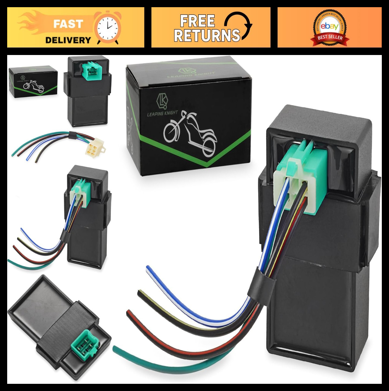 4 Pin DC CDI Box for most 50cc 70cc 90cc 110cc Scooter ATV DY100 Quad ATV Quad D