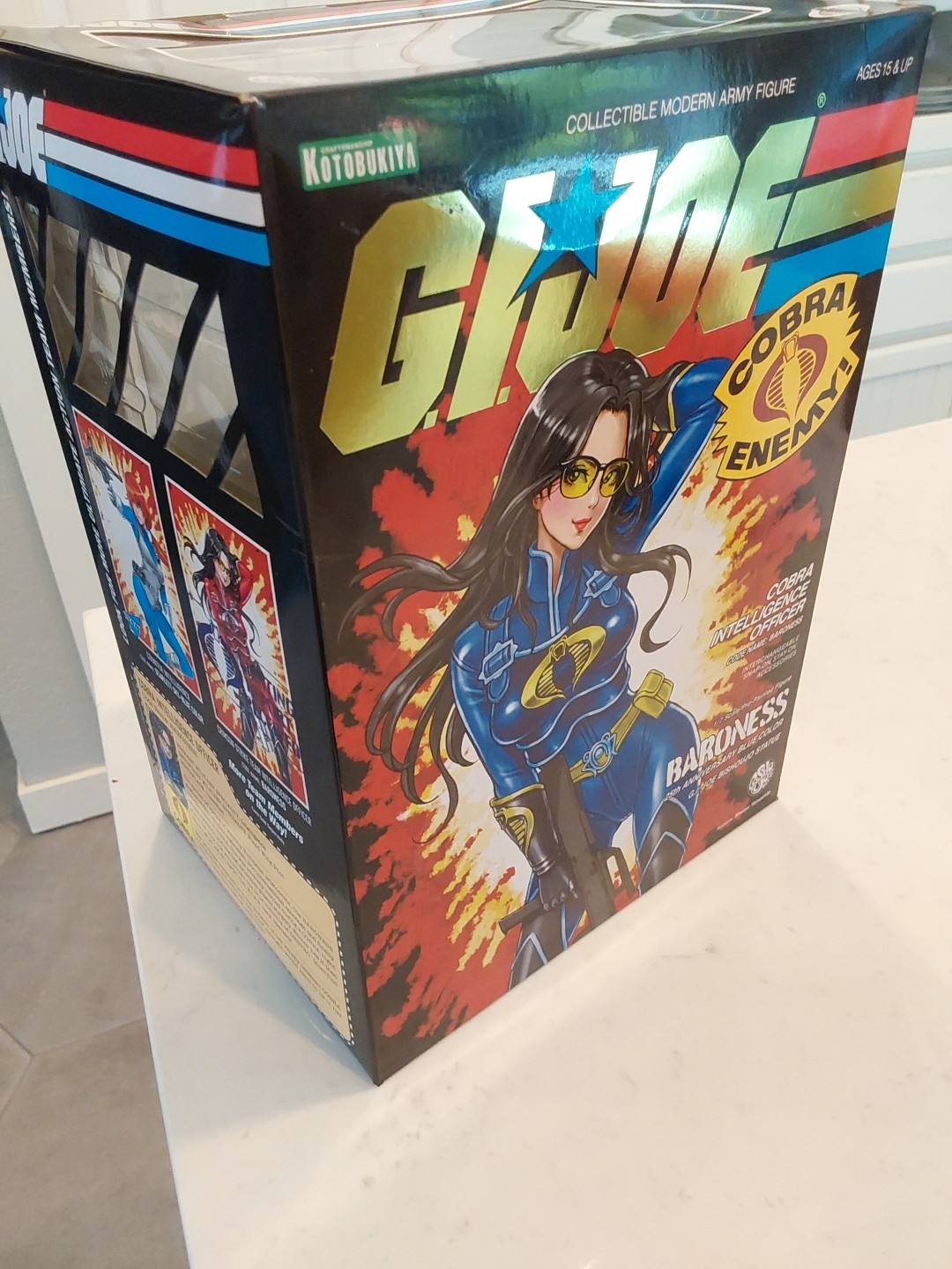 Kotobukiya G.I. Joe 25th Anniversary Blue Color Baroness Bishoujo New/SEALED BOX