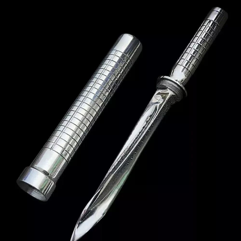 HANDMADE COMMANDO TRIPLE TWISTED TRI BLADED FORCE FIXED FREE USA DUTY PAID KNIFE