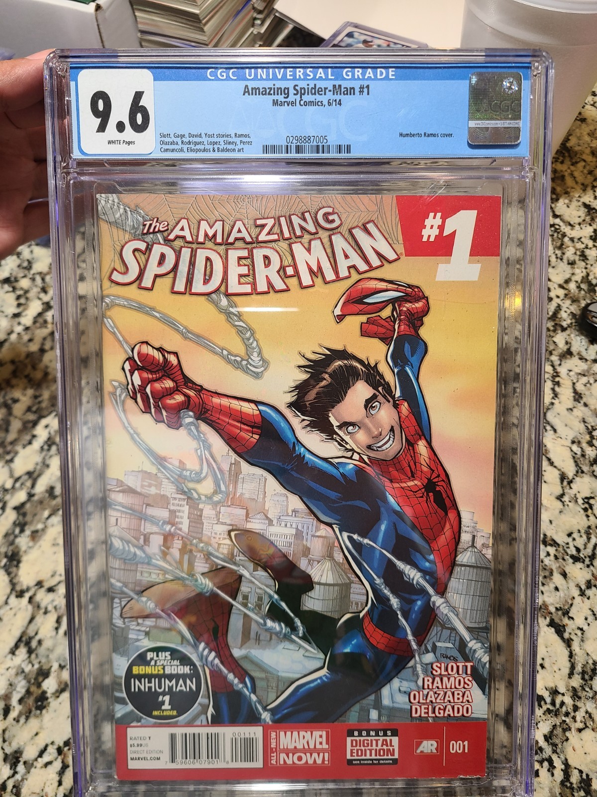 Marvel Comics Amazing Spider-Man #1 (2014) CGC 9.6 NM+ Slott Quesada