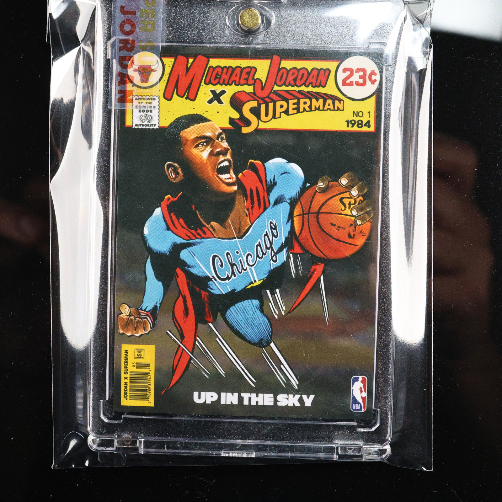 1984 Michael Jordan x Superman Comic Rookie RC Chicago Bulls Rare NO 1986 Fleer