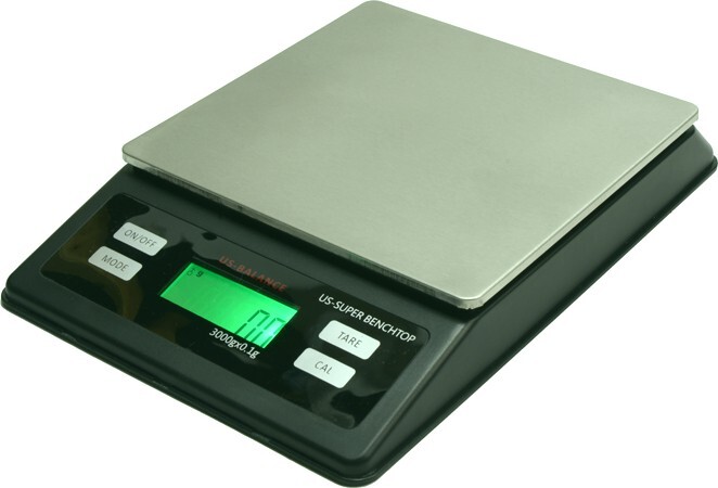 Table Top Digital Scale 3000g x 0.1g Backlit LCD Parts Counting Warranty Tray