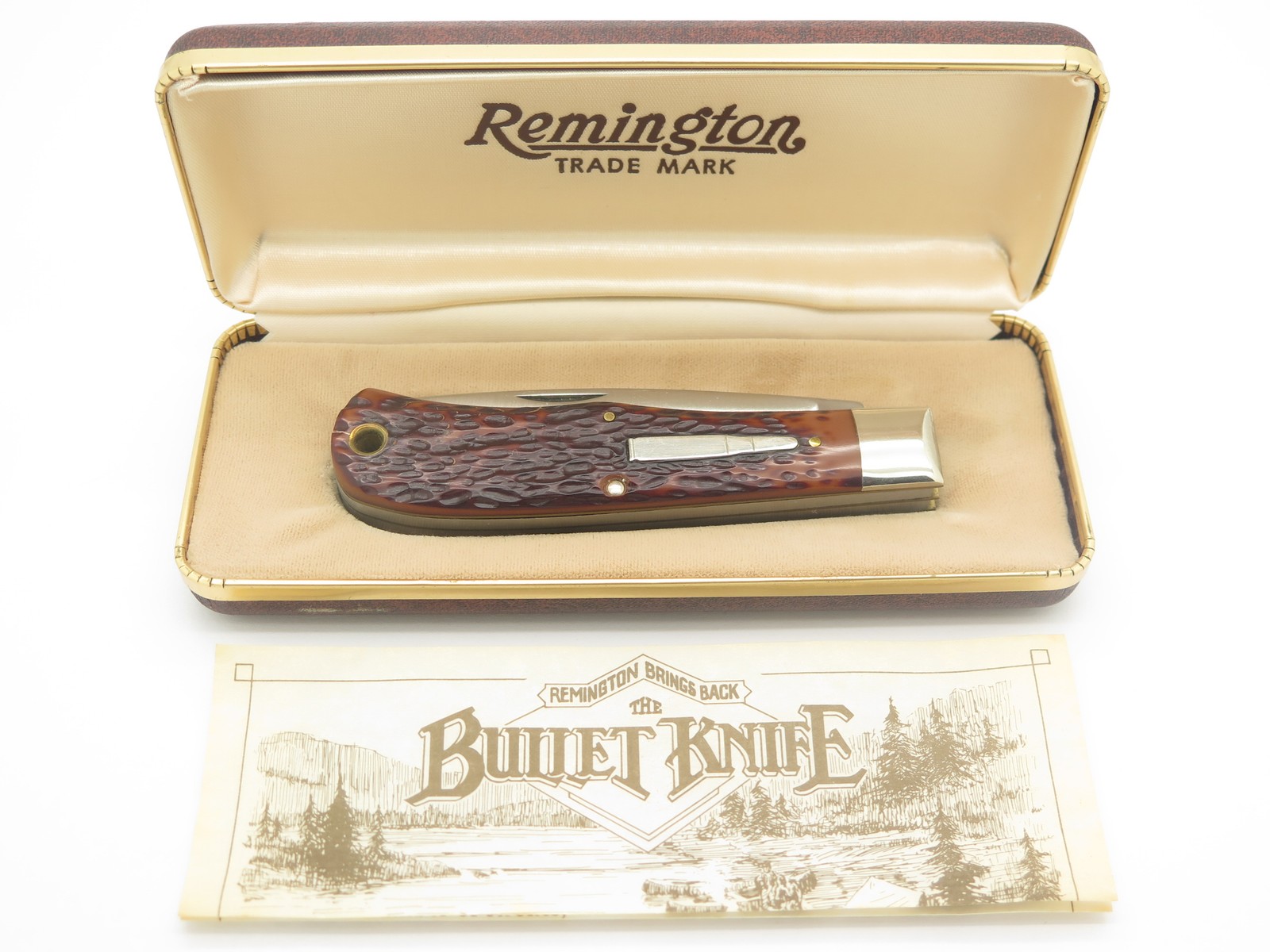Vintage 1982 Remington R1123 Bullet Trapper USA Limited Folding Pocket Knife Vintage 1982 Remington R1123 Bullet Trapper USA Limited Folding Pocket Knife