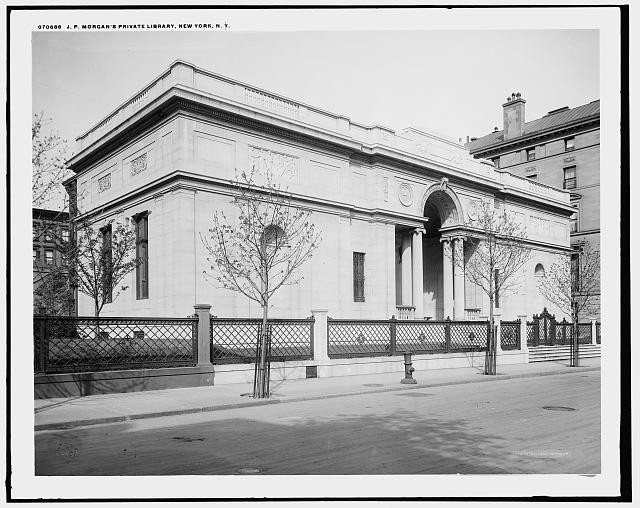 Photo:J.P. Morgan's private library, New York, N.Y.