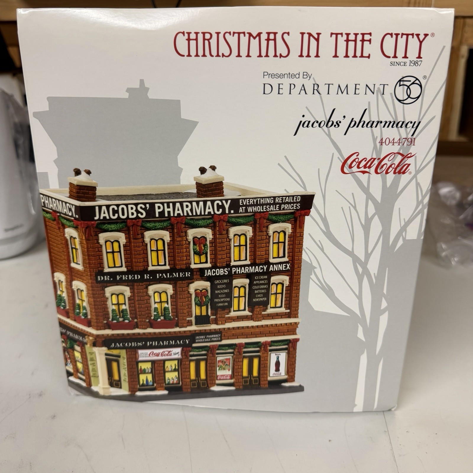 Department 56 Jacob's Pharmacy Christmas 2015 Rare Dept 56 Mint Condition w/ box