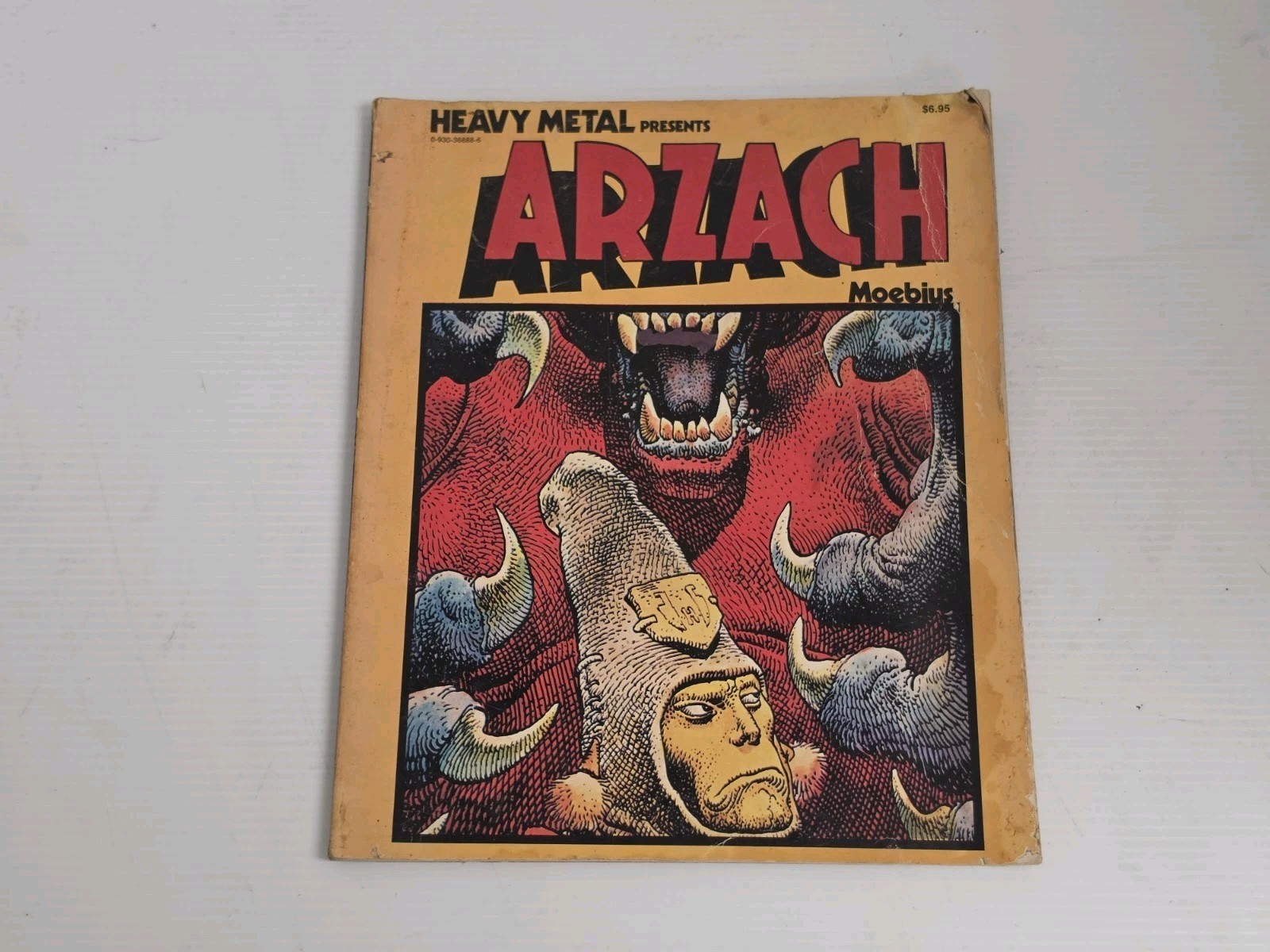 Heavy Metal Presents: Arzach by Moebius 1977 1st Edition First Print Graphic...
