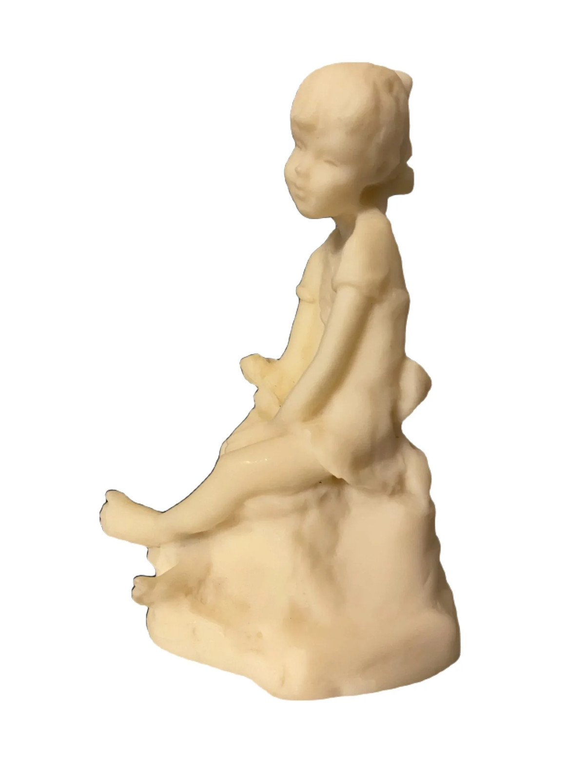 Vintage Avondale “Melissa” Little Girl Figurine. Hand Crafted, Crushed