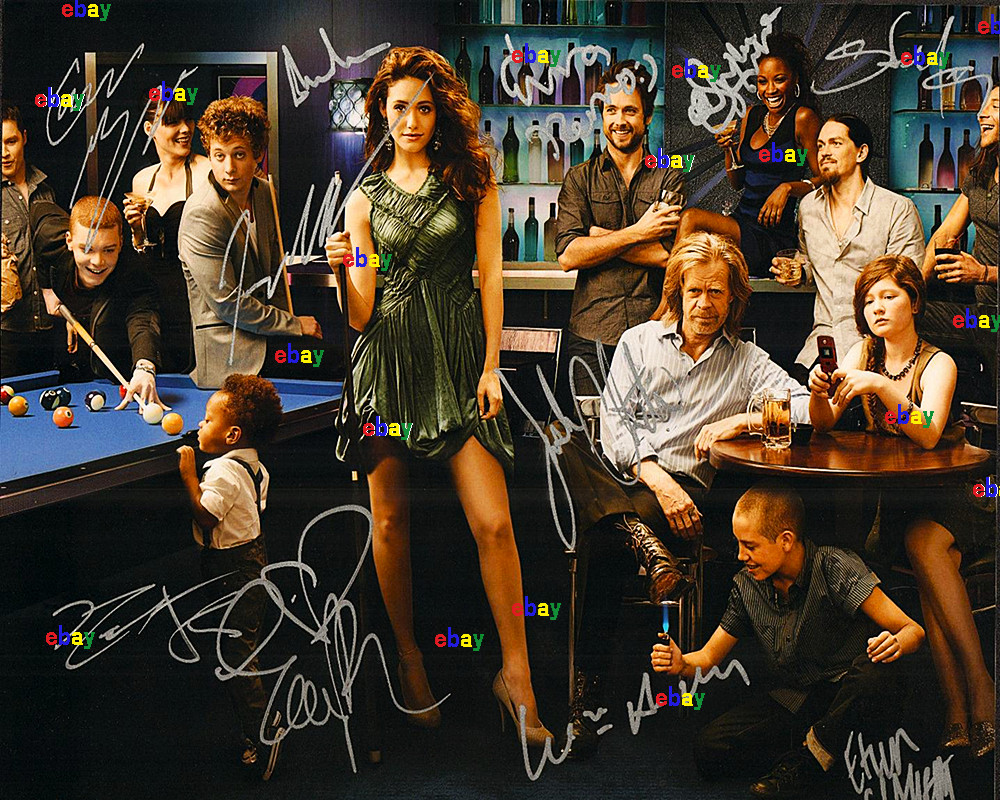 SHAMELESS FULL CAST SIGNED REPRINT AUTOGRAPHS SERIES 8