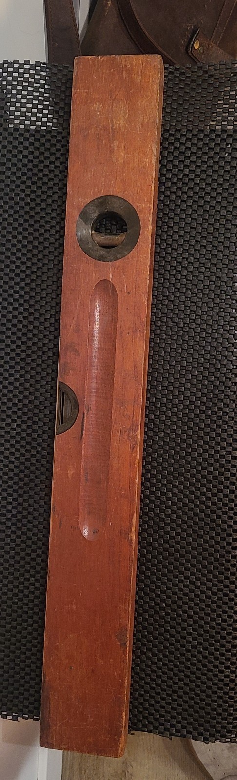 Vintage Stanley Sweetheart No. 00 Wood Brass Spirit Level Made in Canada