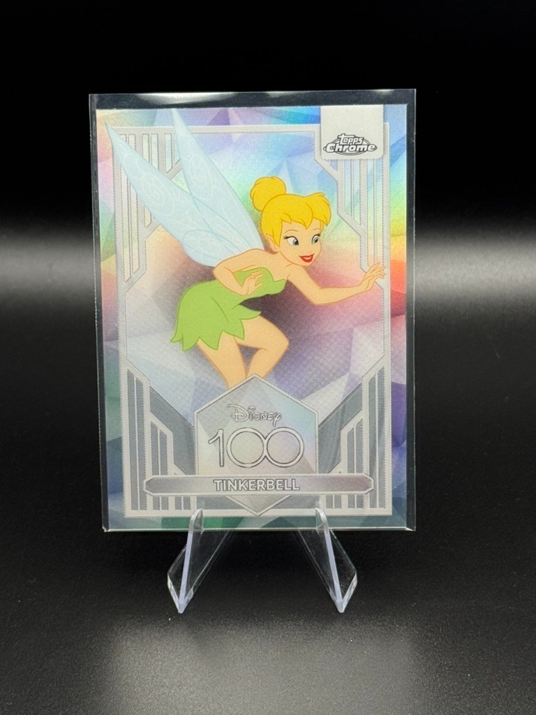 2023 Topps Chrome Disney 100 Tinker Bell #8 REFRACTOR First Year