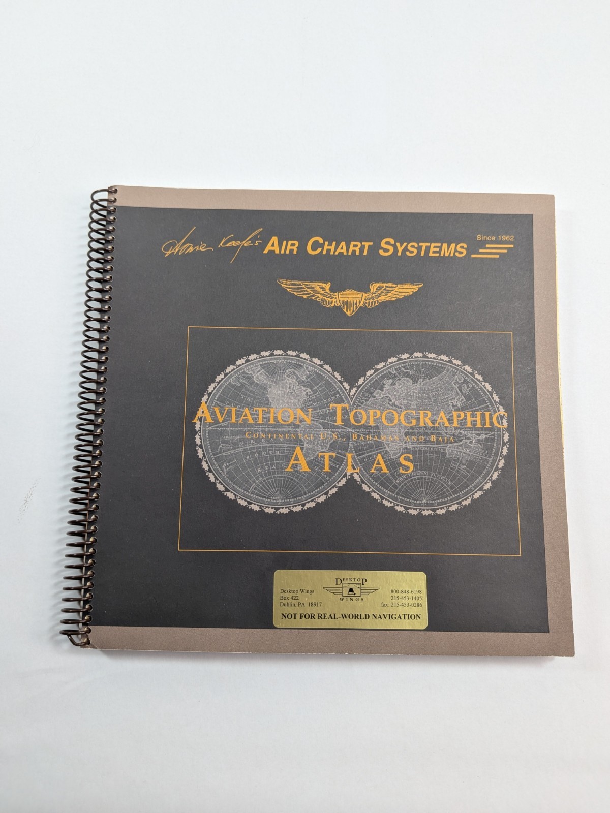 Howie Keefe\'s Air Chart Systems Aviation Topographic Atlas U.S. Bahamas 1996