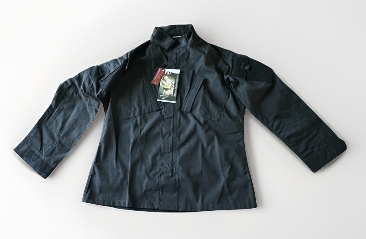 TRU-SPEC Tactical Response Long Sleeve Shirt Black Large Regular