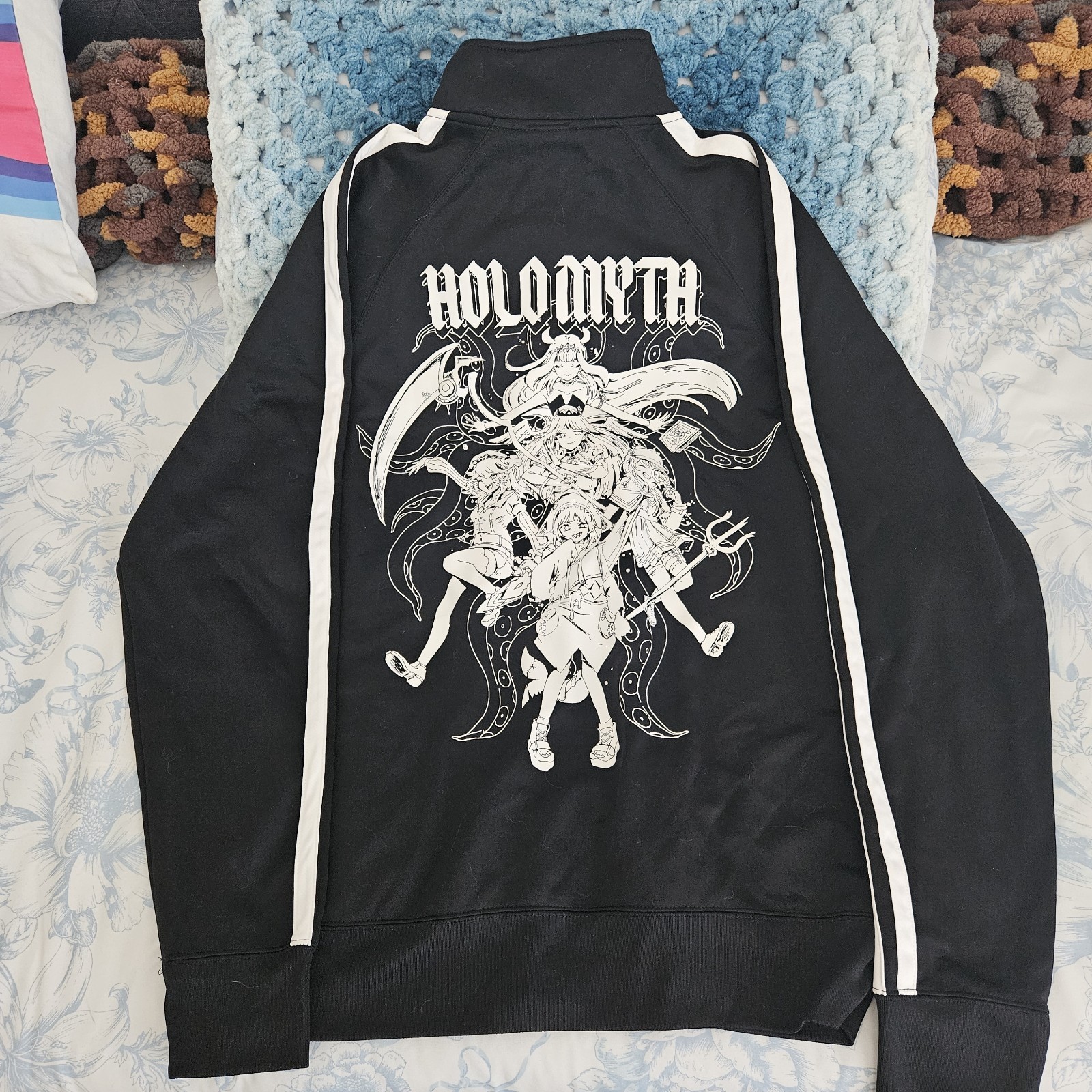 Anime holoMyth Track Jacket - Female Virtual Youtuber Hololive L Size New.