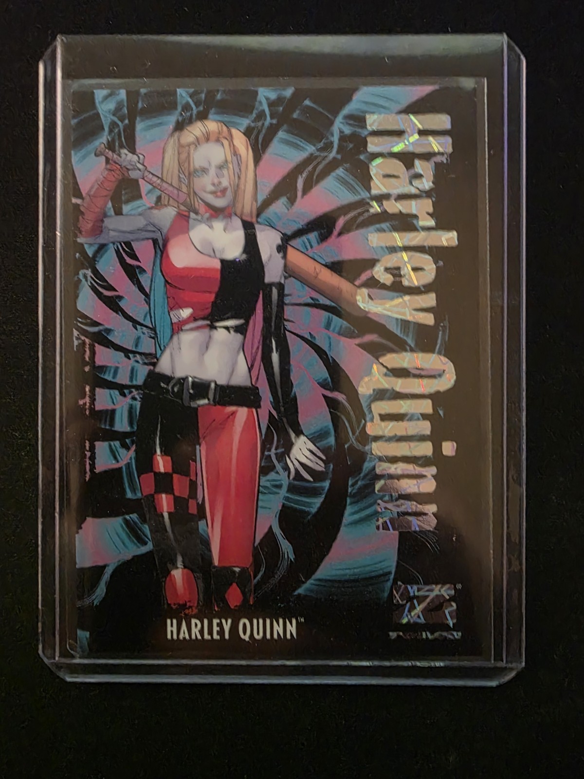 2025 Skybox Metal Universe Batman Z-Force Triumphant Rave /75 Harley Quinn #Z-33
