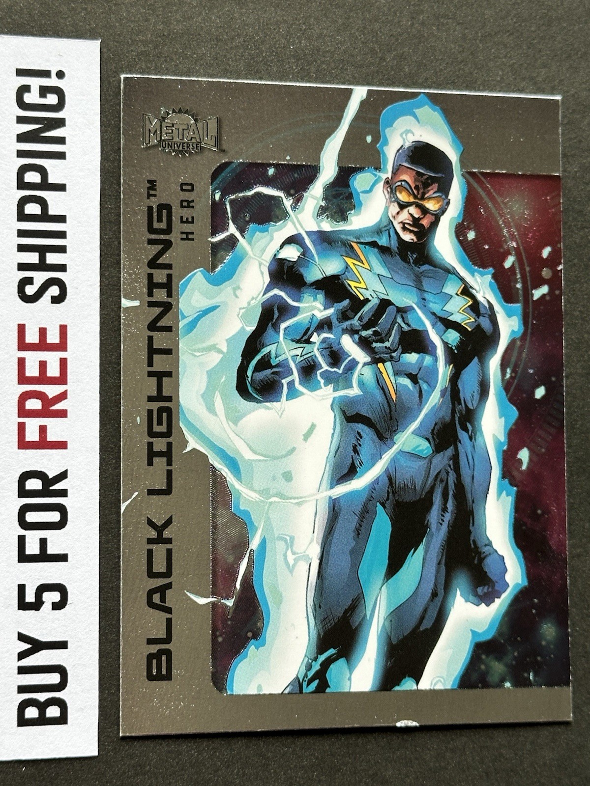 Black Lightning Card No. 38 - Batman Metal Universe NM+ (Buy 5 for )
