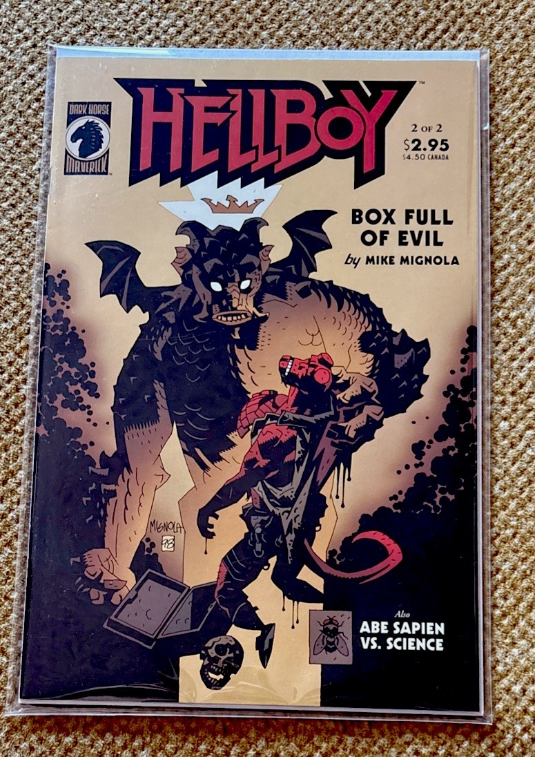 Hellboy: Box Full Of Evil #2 (1999) Dark Horse Comics bag/board