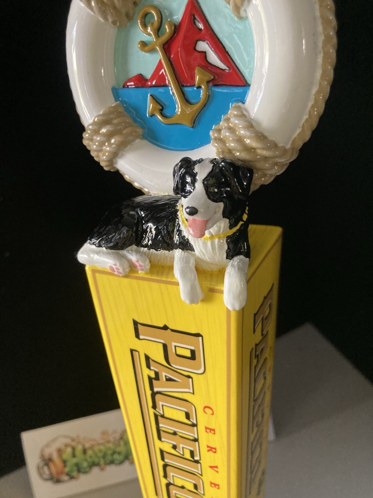 🔥 Rare Pacifico Dog Print Beer tap Handle tall Bar lot d4 Limited Series