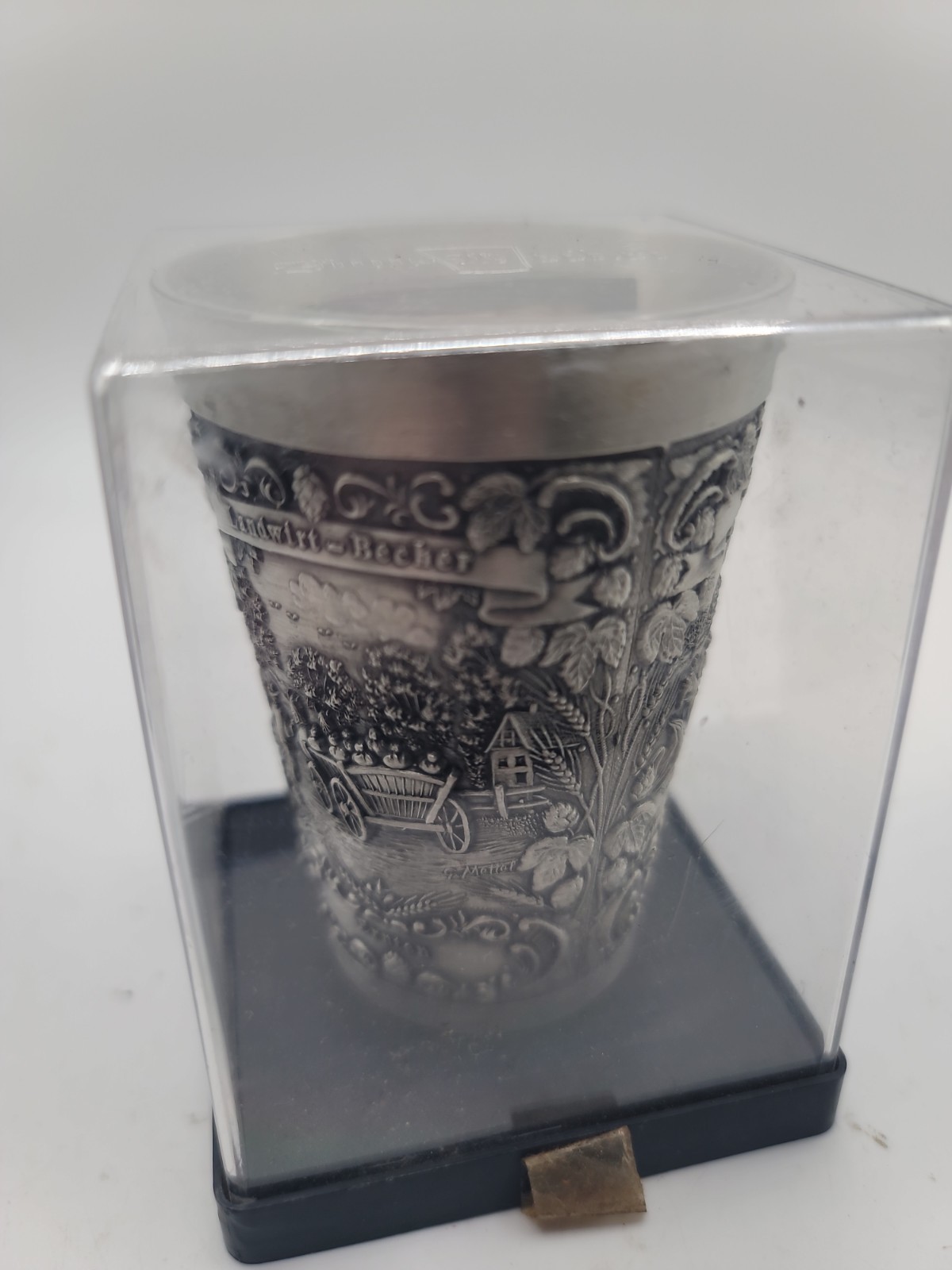 Vintage Rare German Zinn Becker Pewter Cup 