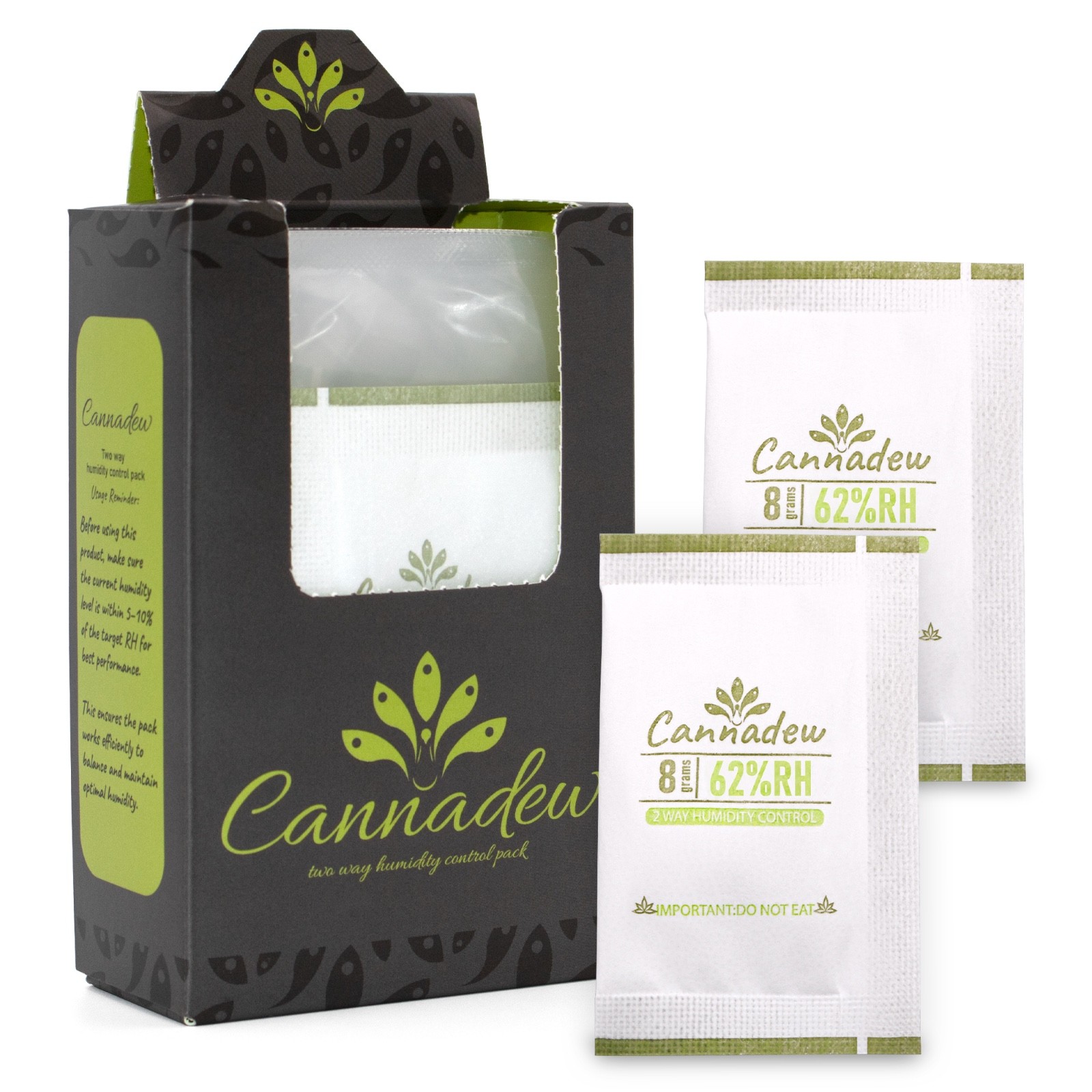 62% RH 8Gram (15 Pack) Two-Way Humidity Control Packets