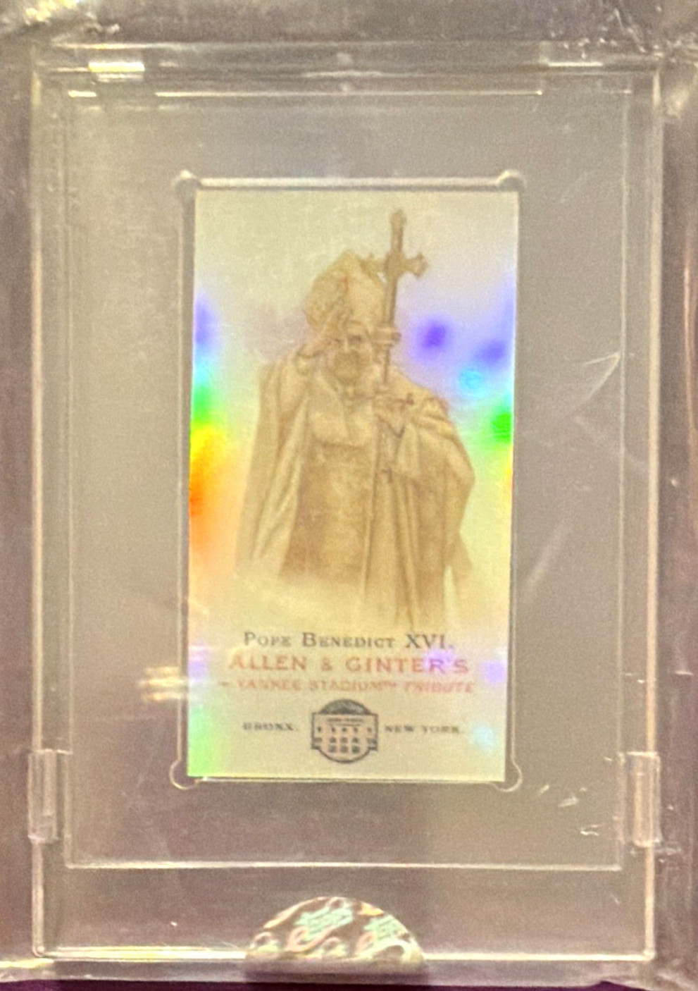 Topps 2008 Allen & Ginter\'s Yankee Stadium Tribute Pope Benedict XVI S-10 /1499