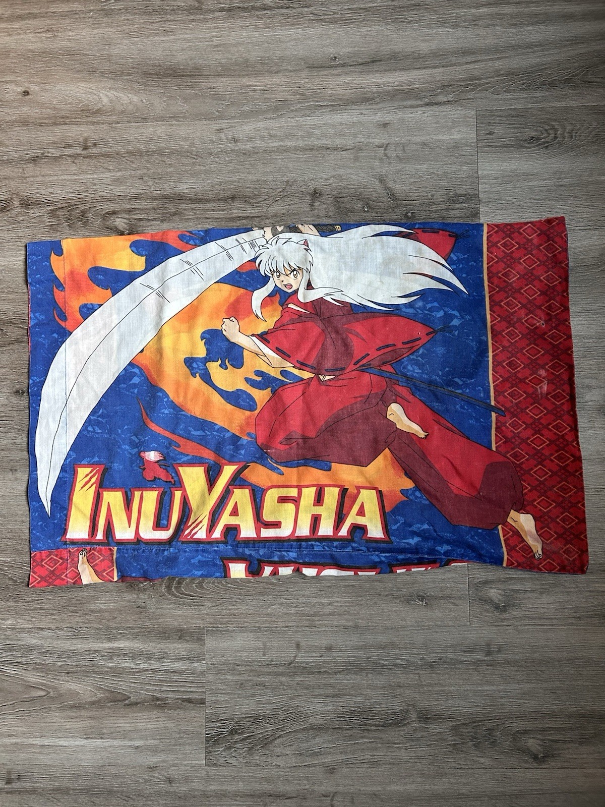 RARE Vintage Inuyasha Standard Pillowcase Anime Manga Officially Licensed