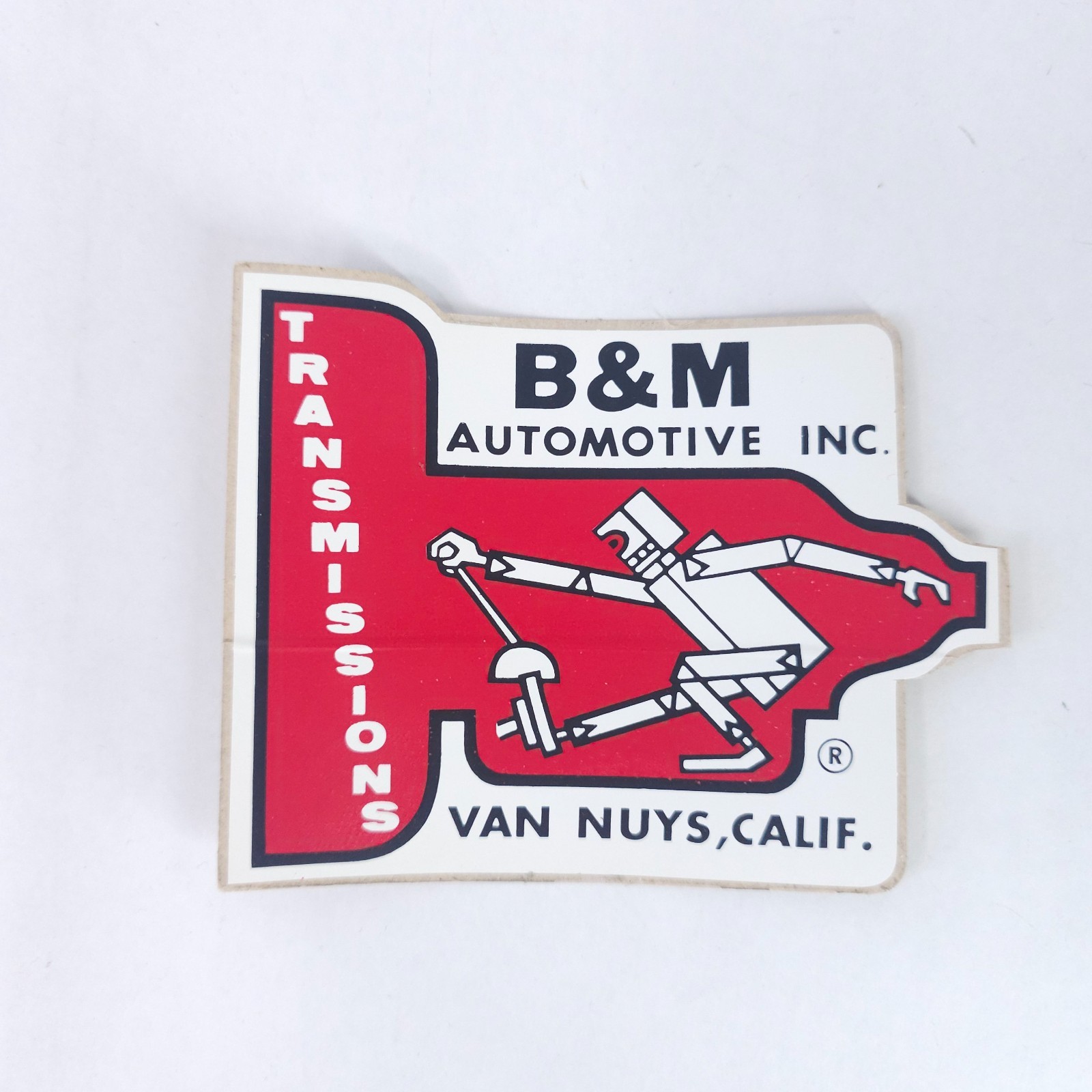 Vintage B&M Automotive Transmission Decal Sticker Original 1960's New Old Stock