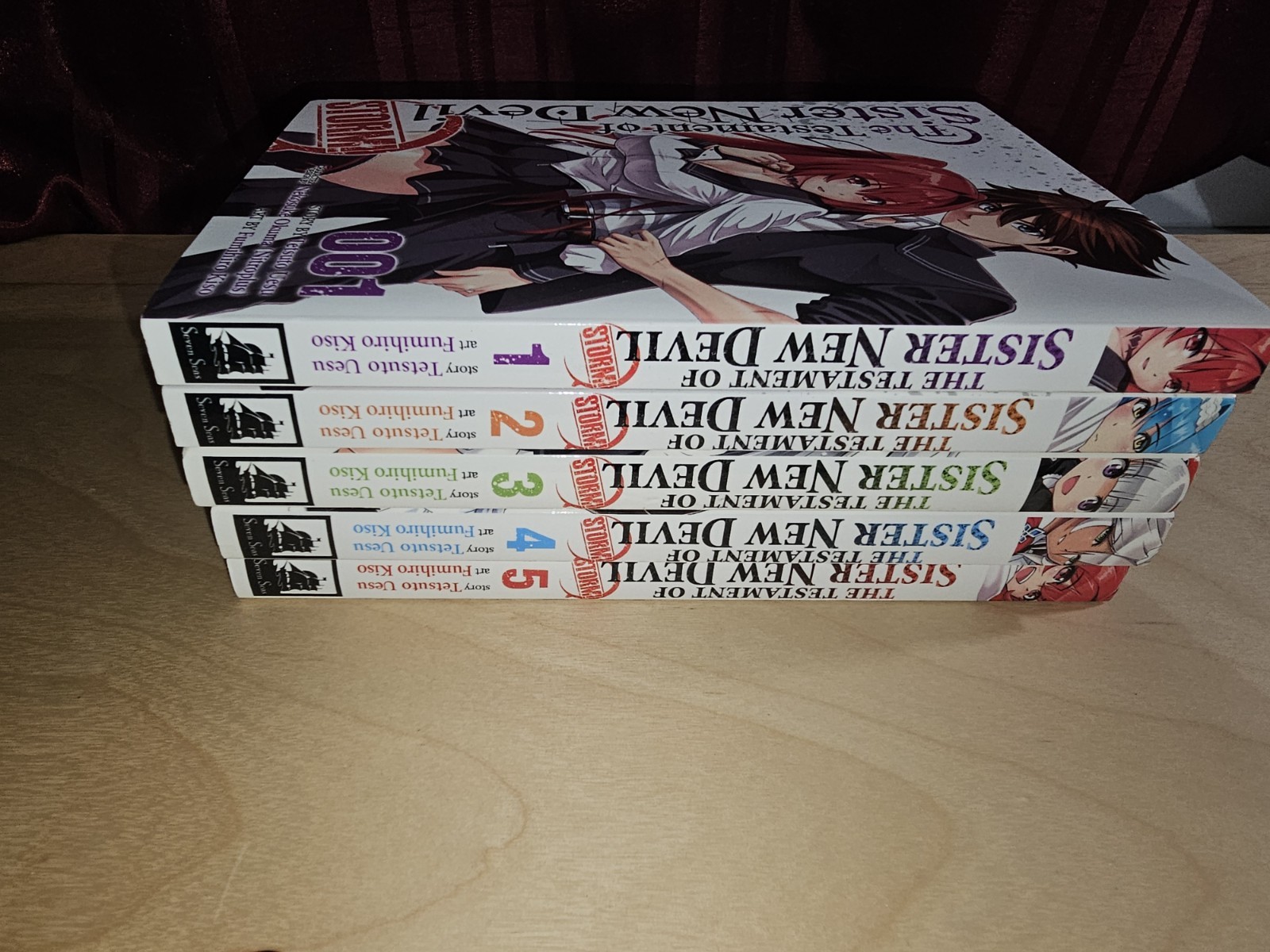 The Testament of Sister New Devil Storm 1-5 Manga English Complete Set