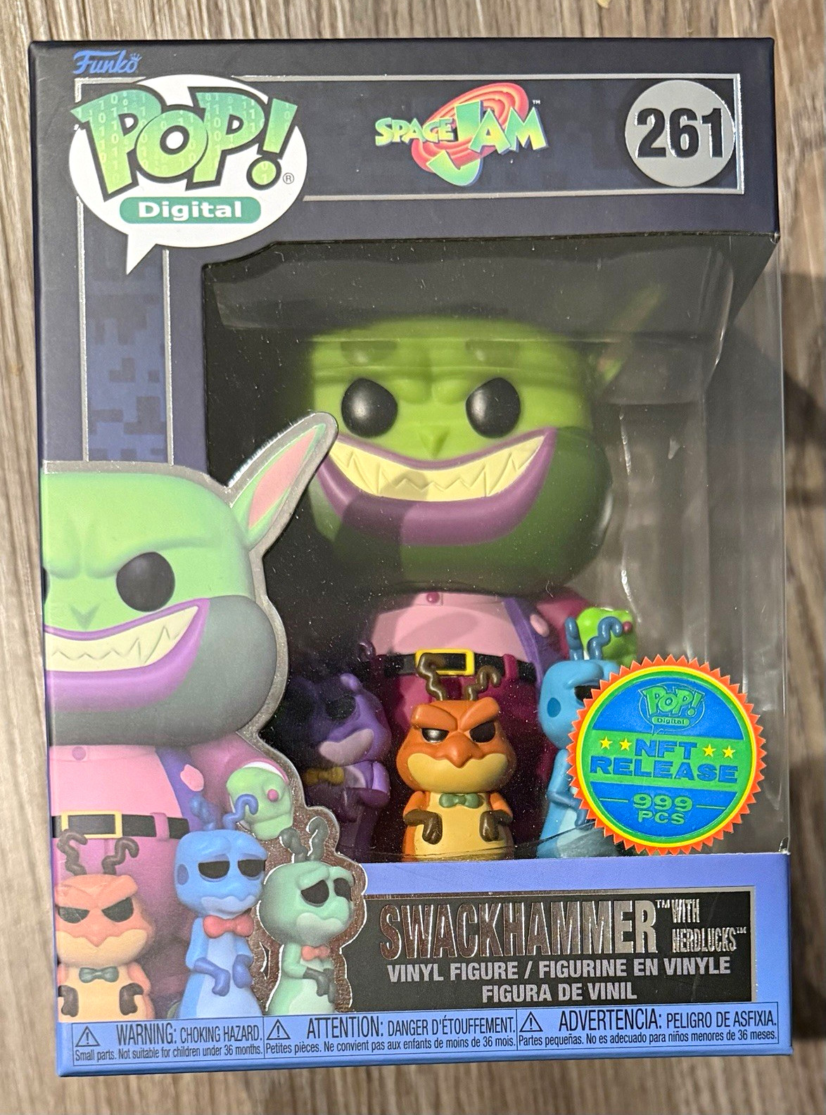 Funko Pop Digital Space Jam Swackhammer with Nerdlucks Vinyl Figure #261 2024