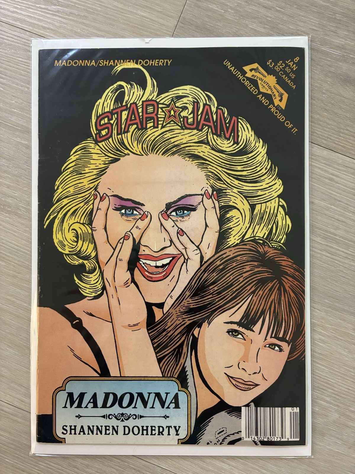 STAR JAM #8  REVOLUTIONARY COMICS 1993 MADONNA * SHANNEN DOHERTY