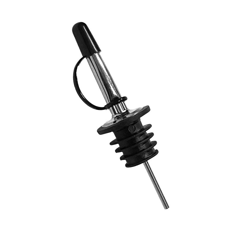 12Pcs Liquor Pour Spout Stainless Steel Classic Bottle Pourers with Rubber USA