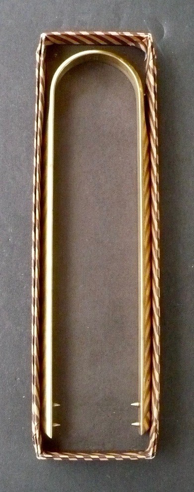 PM IYALY BRASS ICE TONGS GIO PONTI MCM BARWARE NEW & PRISTINE IN ORIGINAL BOX