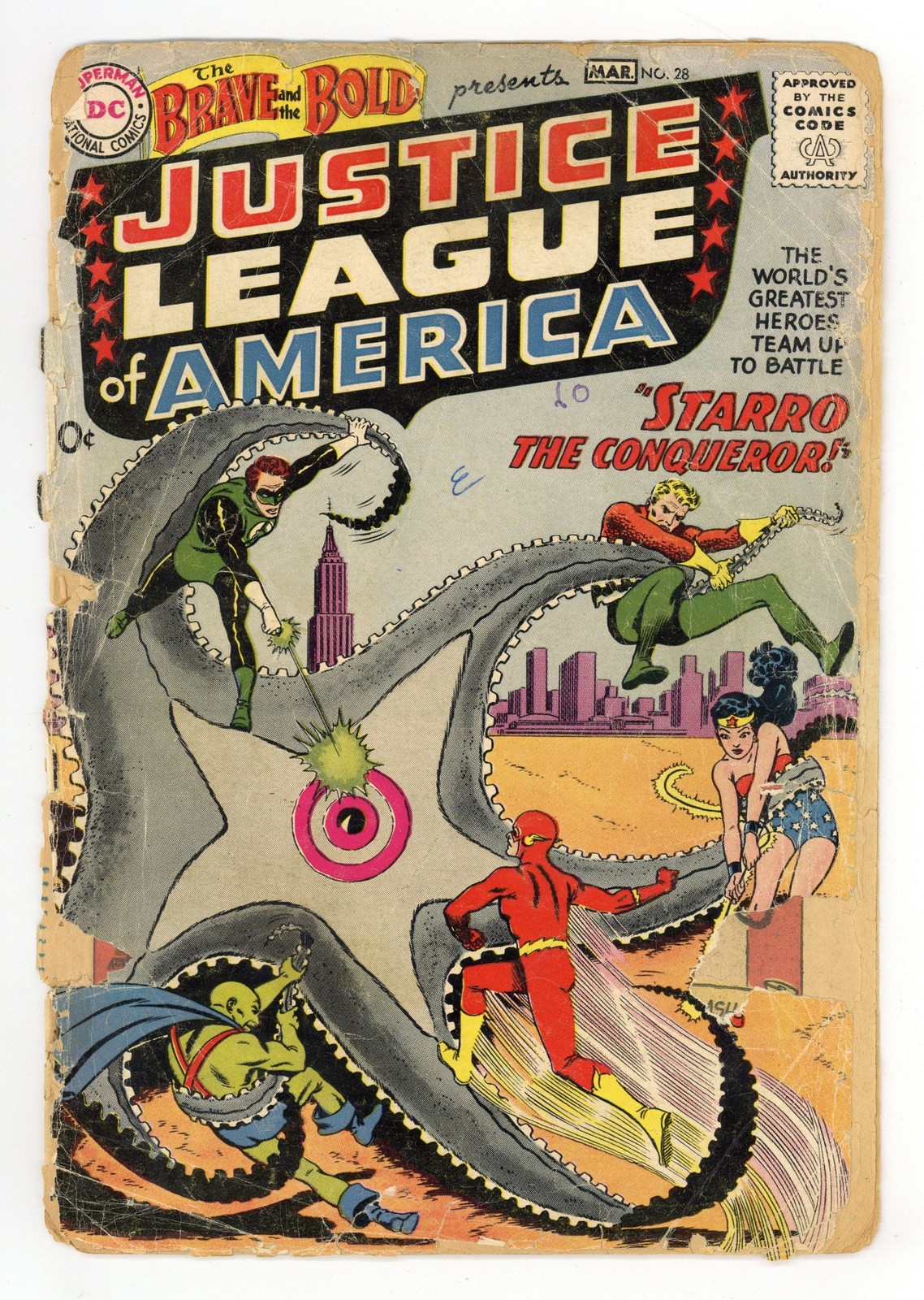 Brave and the Bold #28 PR 0.5 1960 1st app. Justice League of America