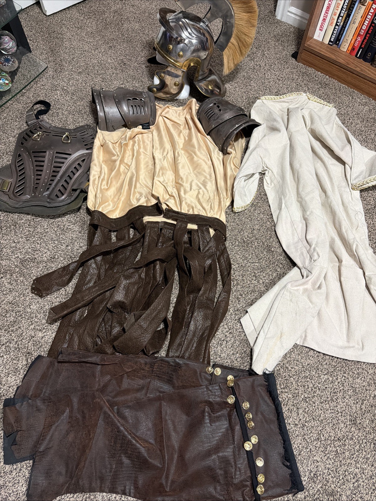 Armor Medieval Roman Centurion Helmet  & Plume + Full Outfit Centurion Breast