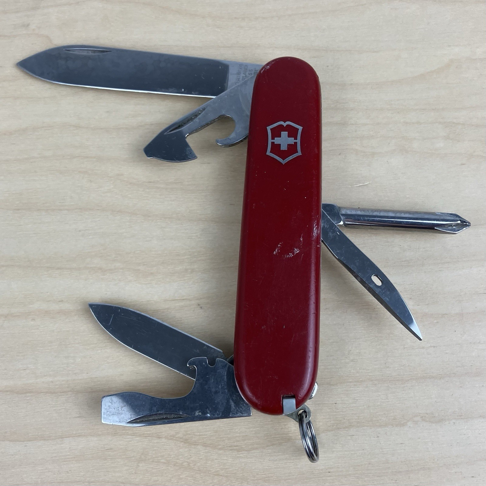 Victorinox Swiss Army Pocket Knife Red Officier Suisse Classic Multitool