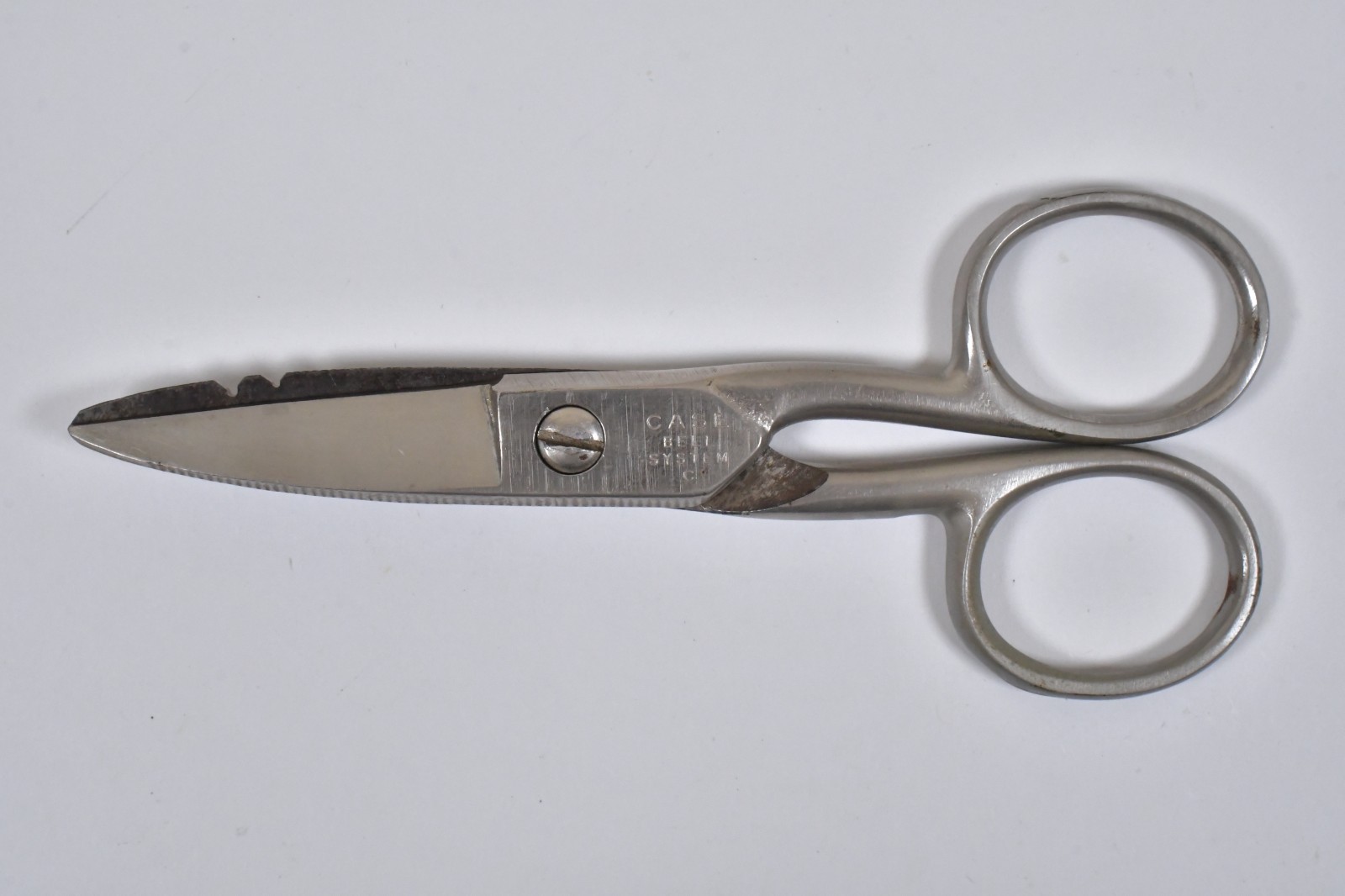 RARE Vtg CASE Bell System C Electrician Lineman Scissors