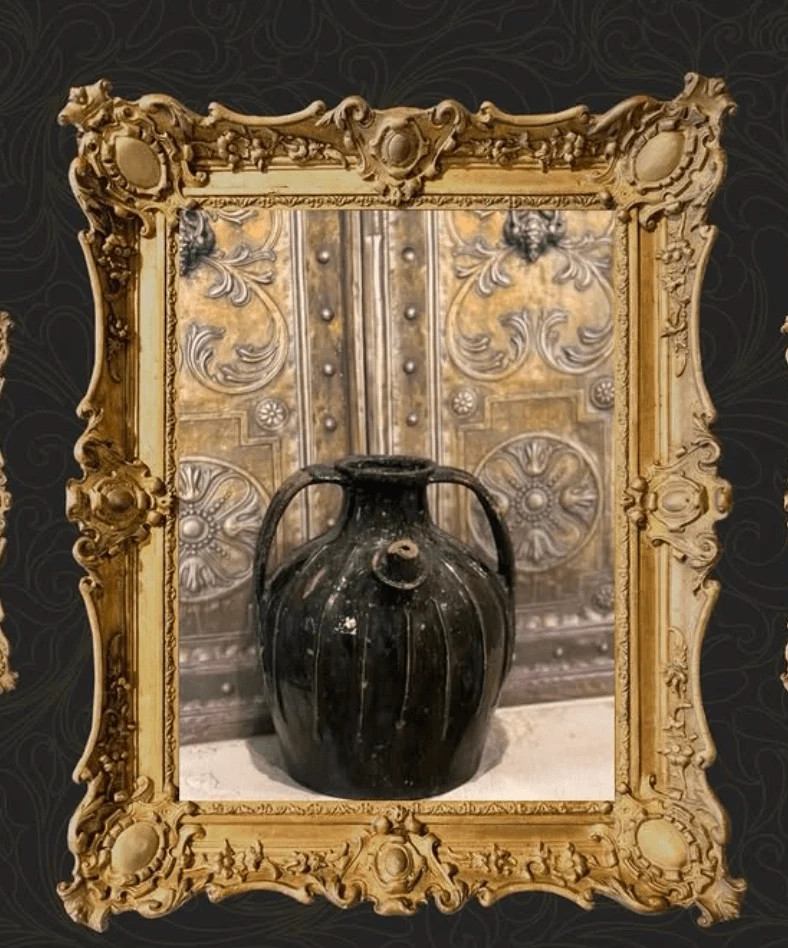 Antique French Provincial 19th Century Walnut Oil Jug