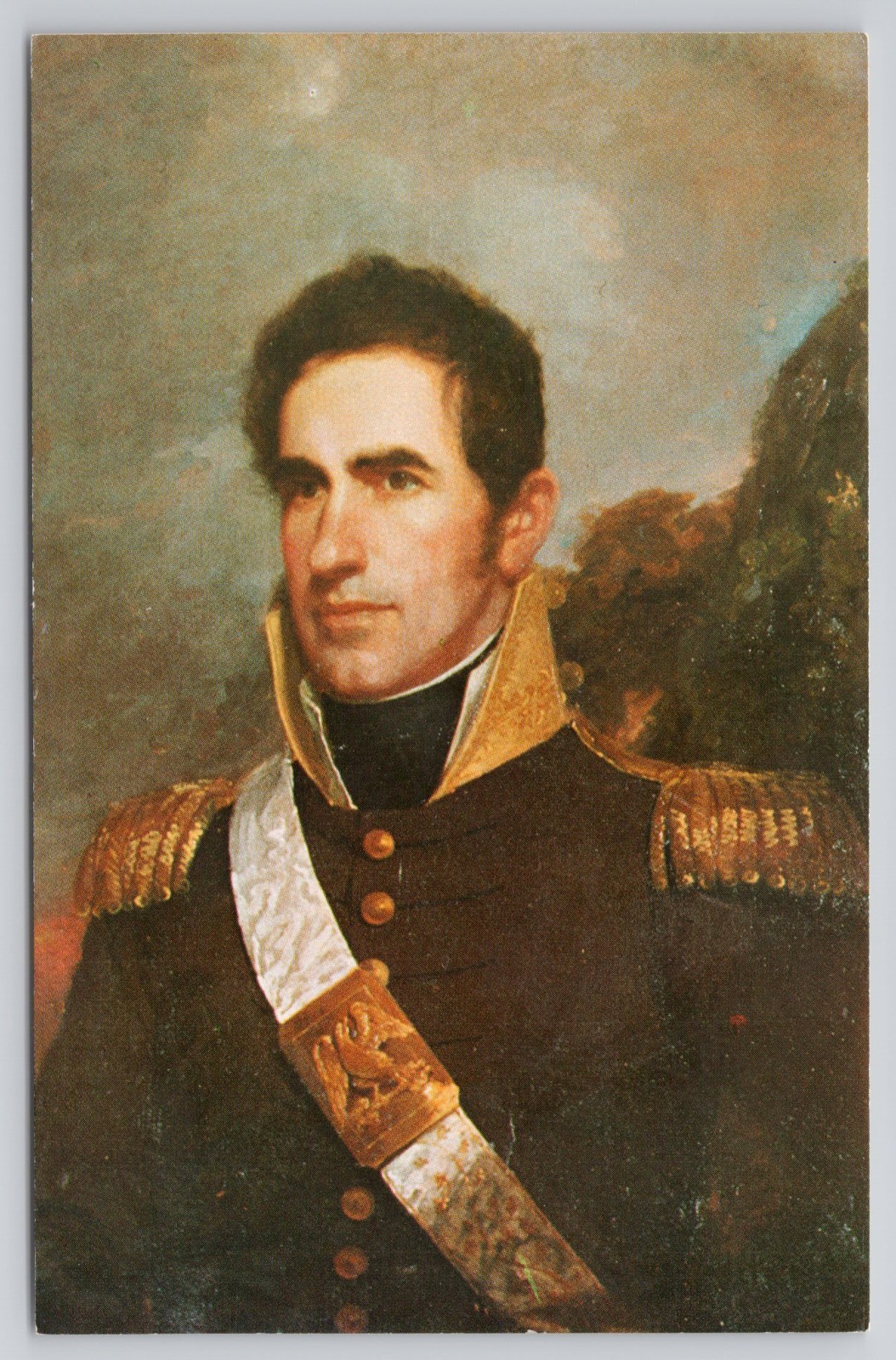William Henry Harrison Portrait Indiana Territory Governor 1800-1812 Postcard