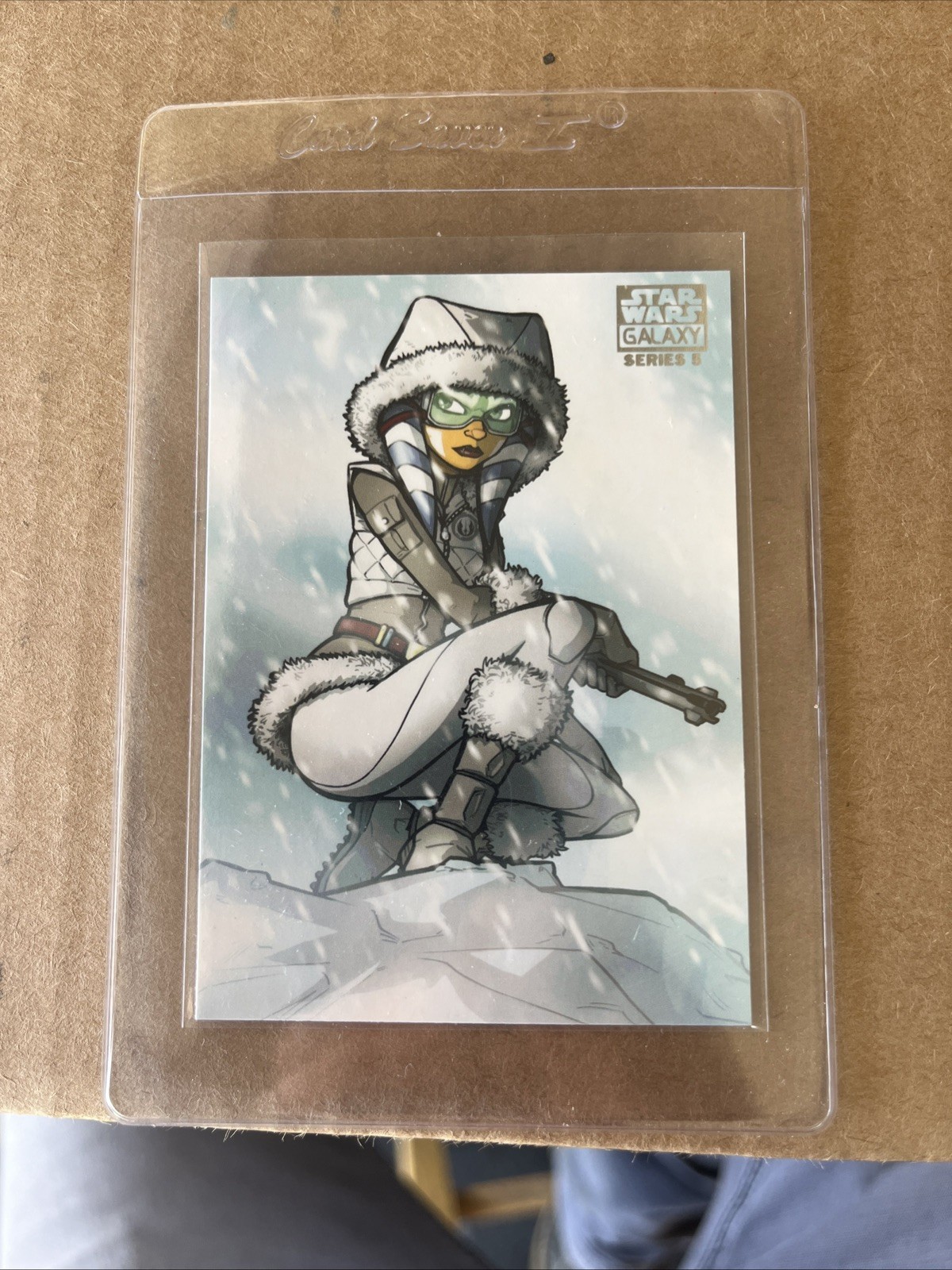 2010 TOPPS STAR WARS GALAXY SERIES 5 #17/502 🔥AHSOKA TANO 