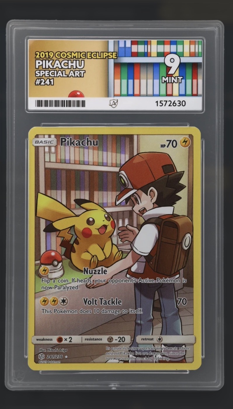 Pokémon Cosmic Eclipse Pikachu 241/236 Special Illustration Secret Rare ACE 9